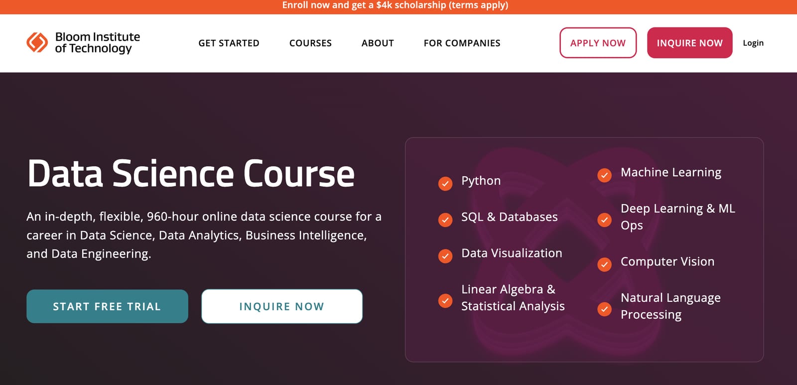 BloomTech Data Science Bootcamp