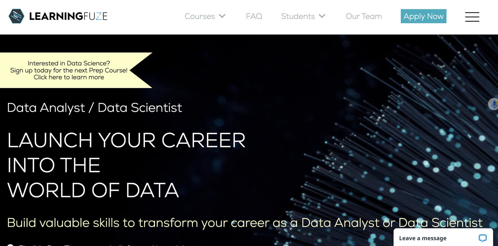 LearningFuze Data Science Bootcamp