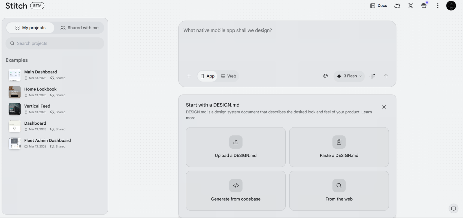 Google Stitch - Setting Up DESIGN.md