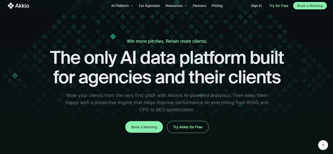 Akkio - no-code AI tool