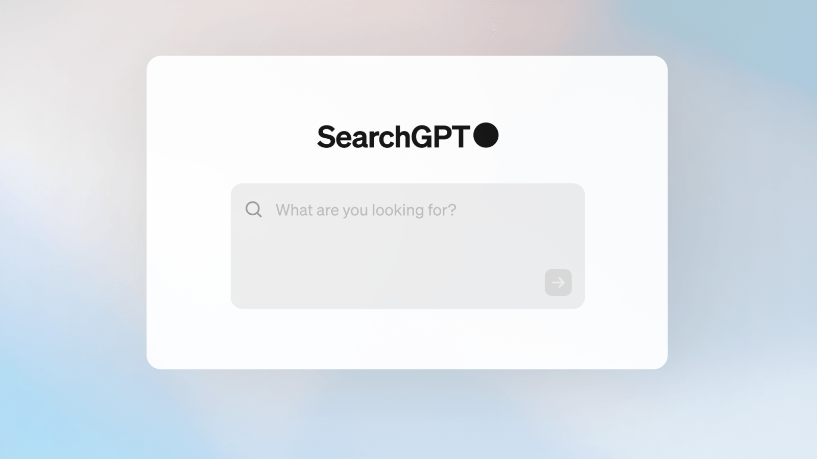 SearchGPT - AI Search Engine by OpenAI - Blog