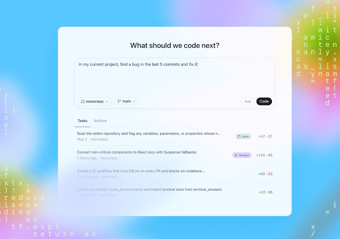 Top vibe coding framework - Openai Codex