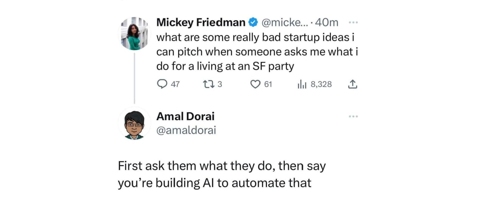 AI meme tweet