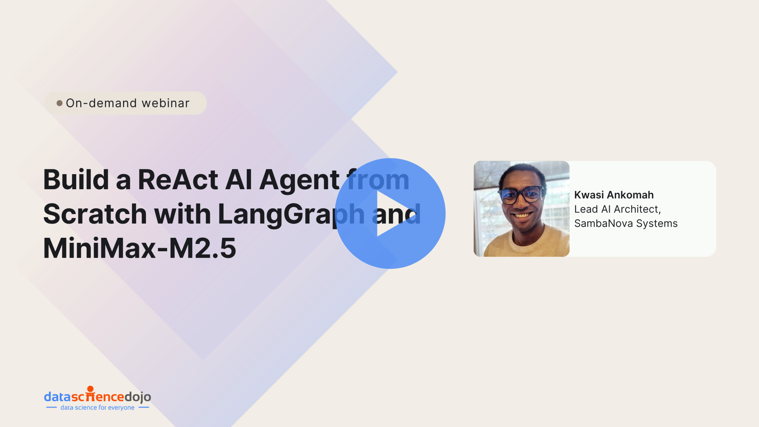 Build a ReAct AI agent from scratch with LangGraph and MiniMax-M2.5