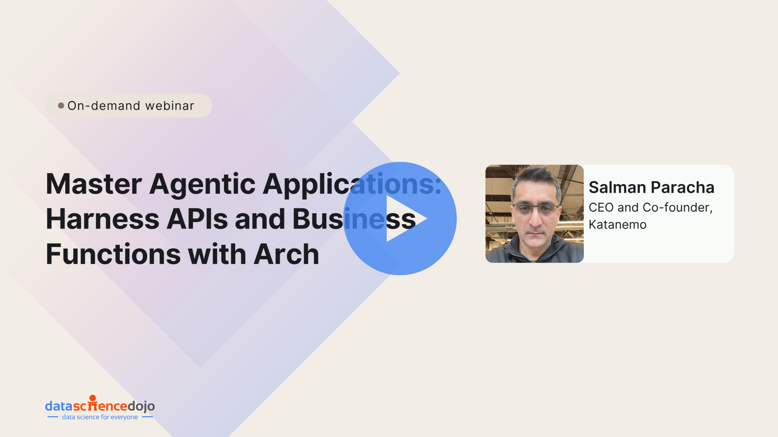 Mastering agentic applications: Harness APIs and business functions with arch