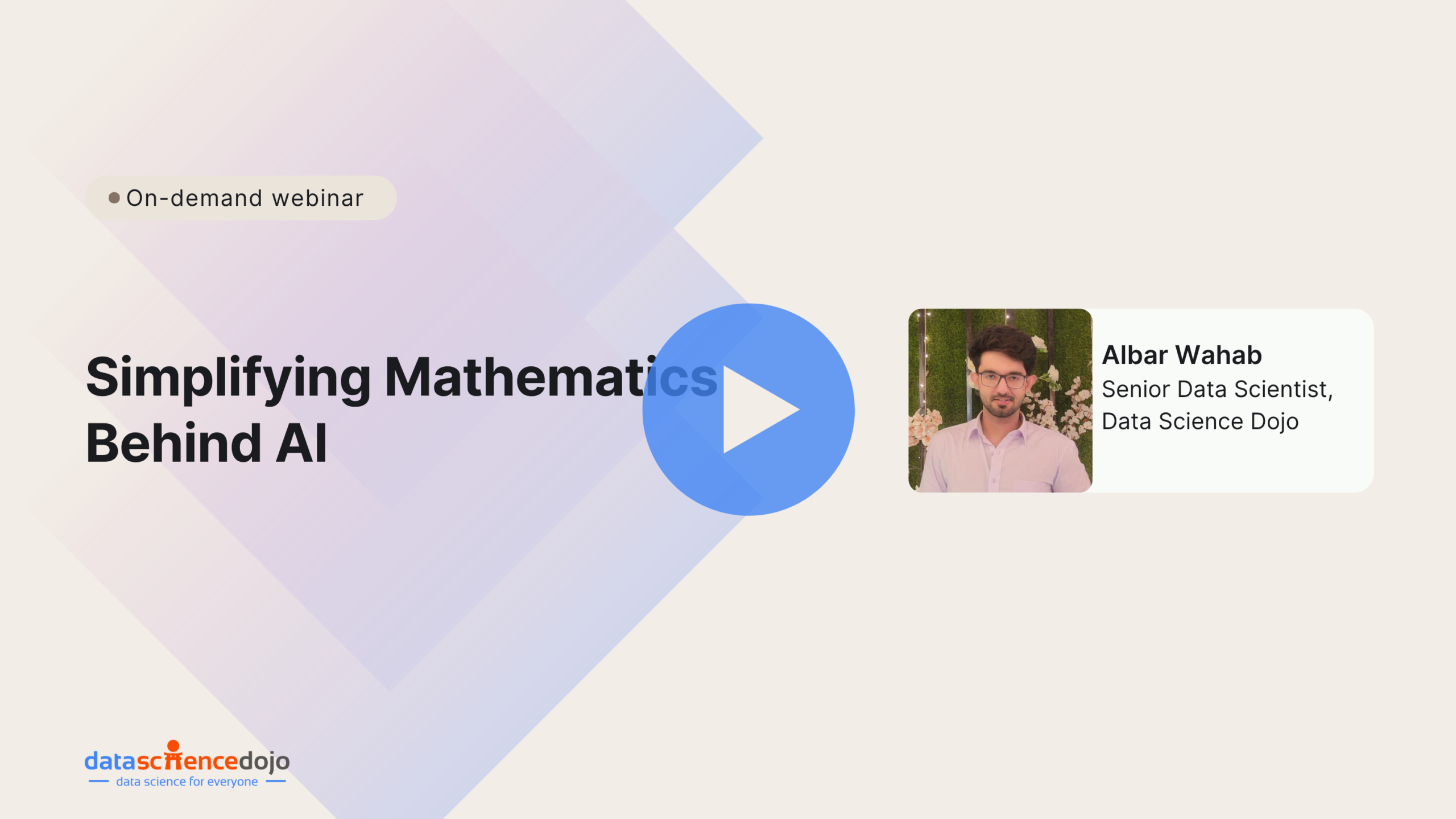 Simplifying maths behind AI