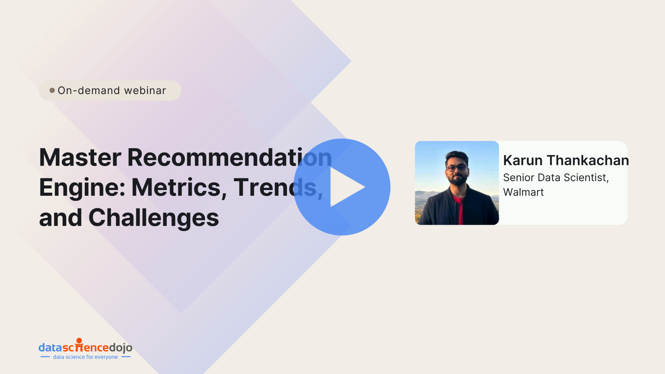 Master recommendation engine: Metrics, trends, and challenges