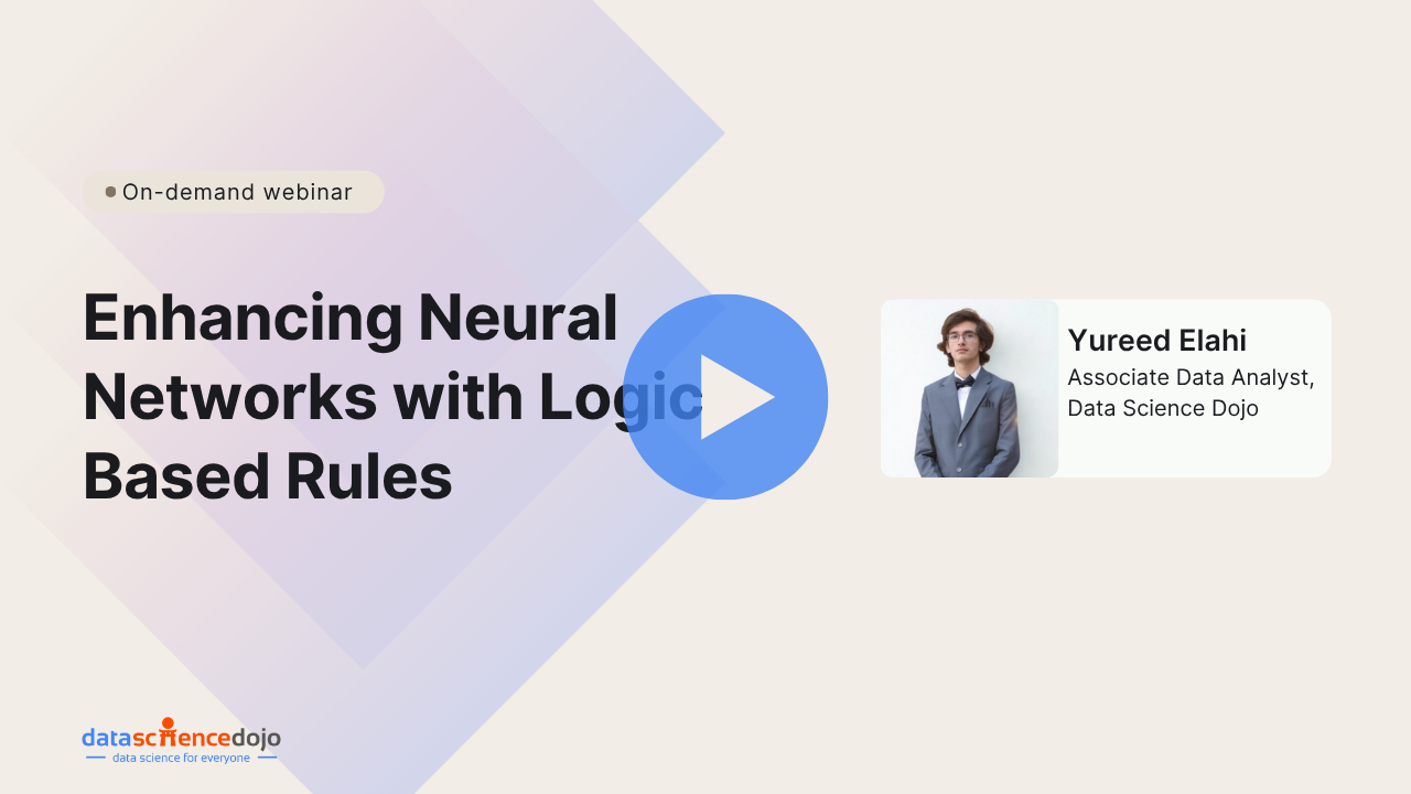 Enhancing neural networks with logic based rules