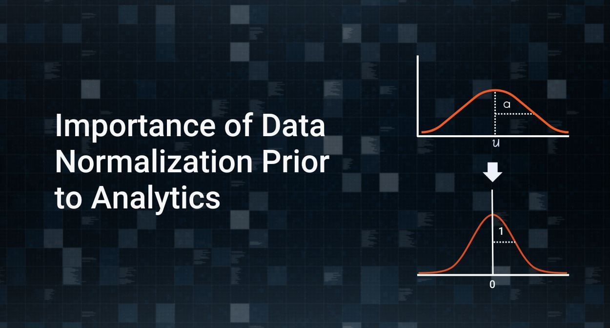 Data Normalization Prior to Analytics