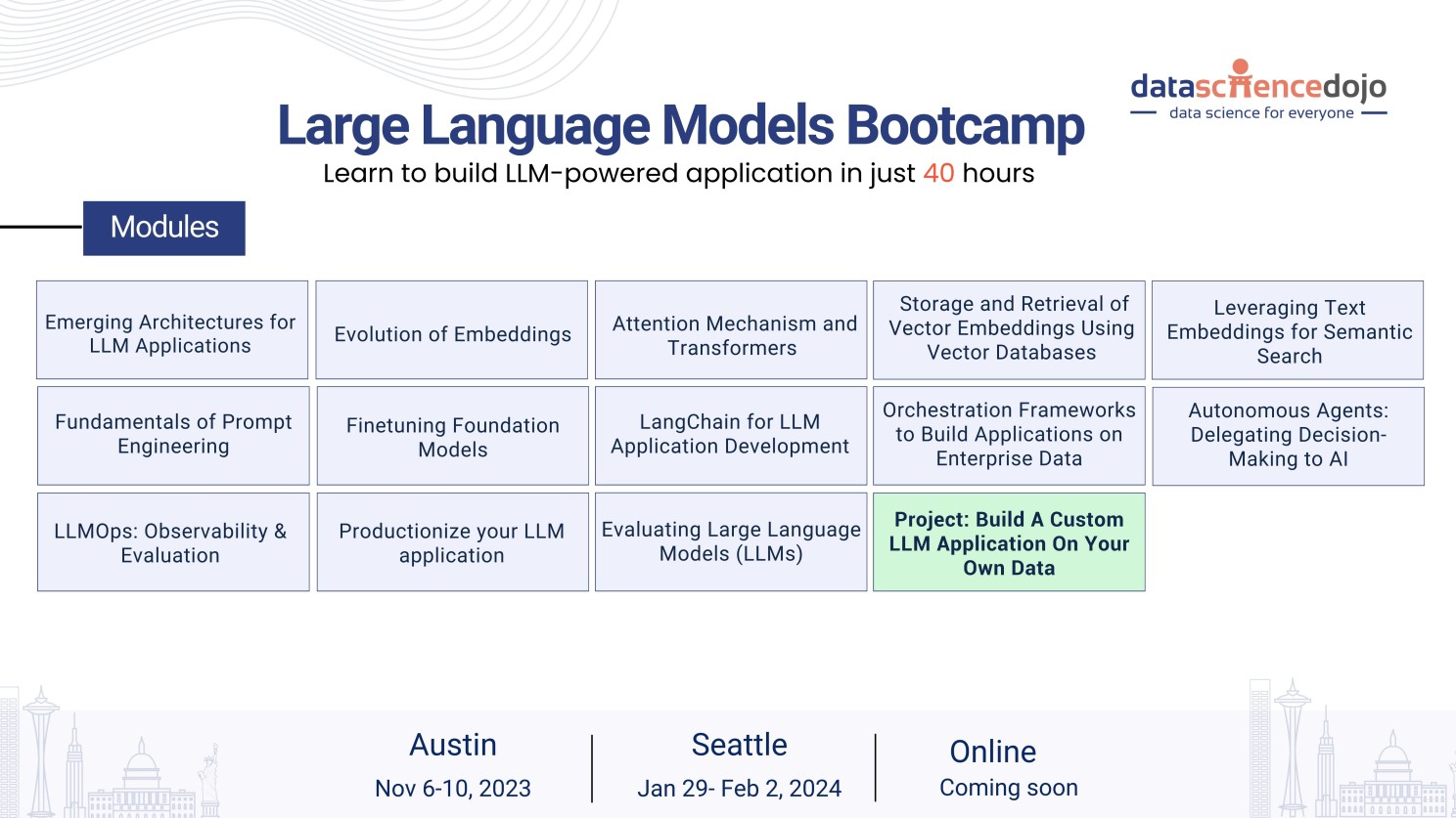 Large Language Models Bootcamp Banner