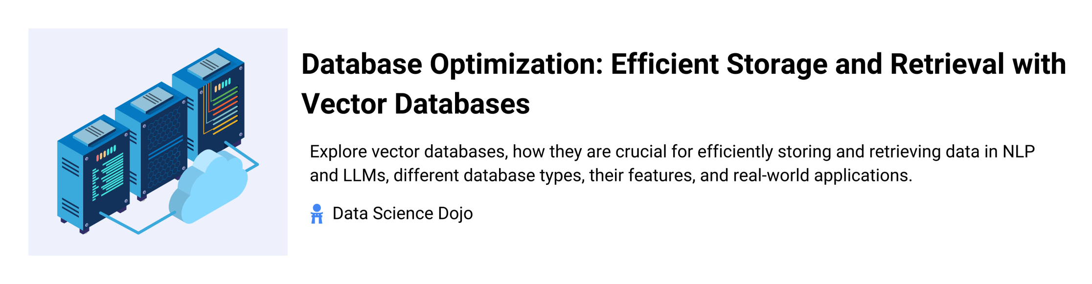 database optimization - vector databases