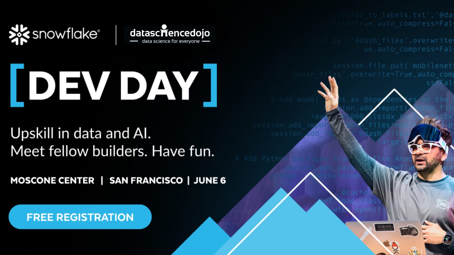 snowflake dev day conference | generative ai for social good