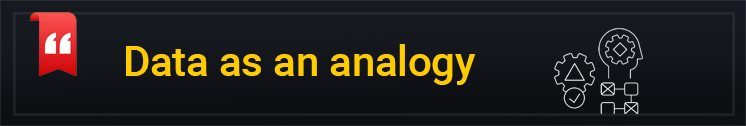 data as an analogy