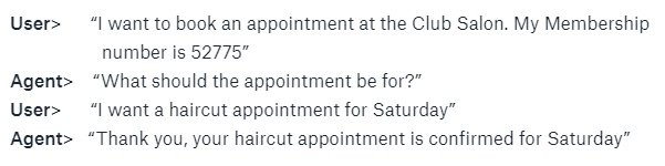 Chatbot Conversation Text