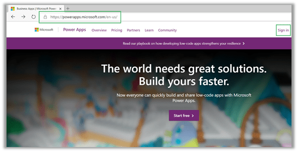 power apps interface
