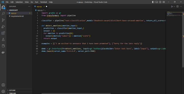 Step 4: Launch Visual Studio Code and open the folder.