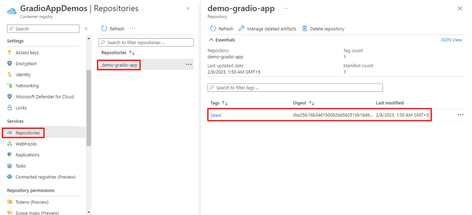 Web App for Gradio Step 8D