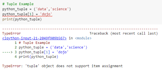 Immutable Objects Code 1