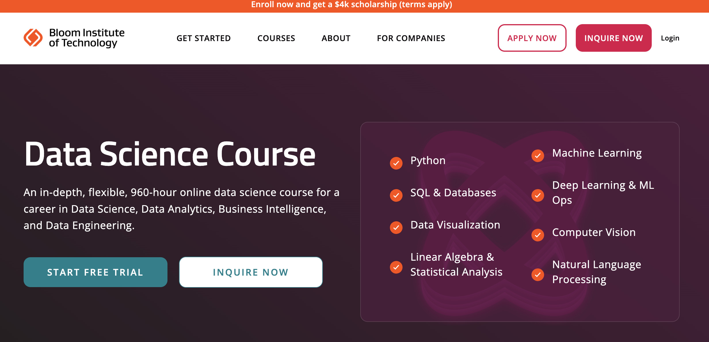 BloomTech Data Science Bootcamp