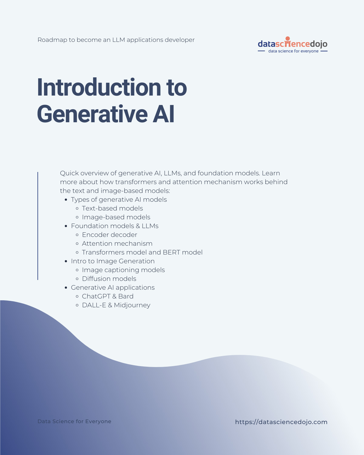 Introduction to Generative AI - LLM Bootcamp Data Science Dojo