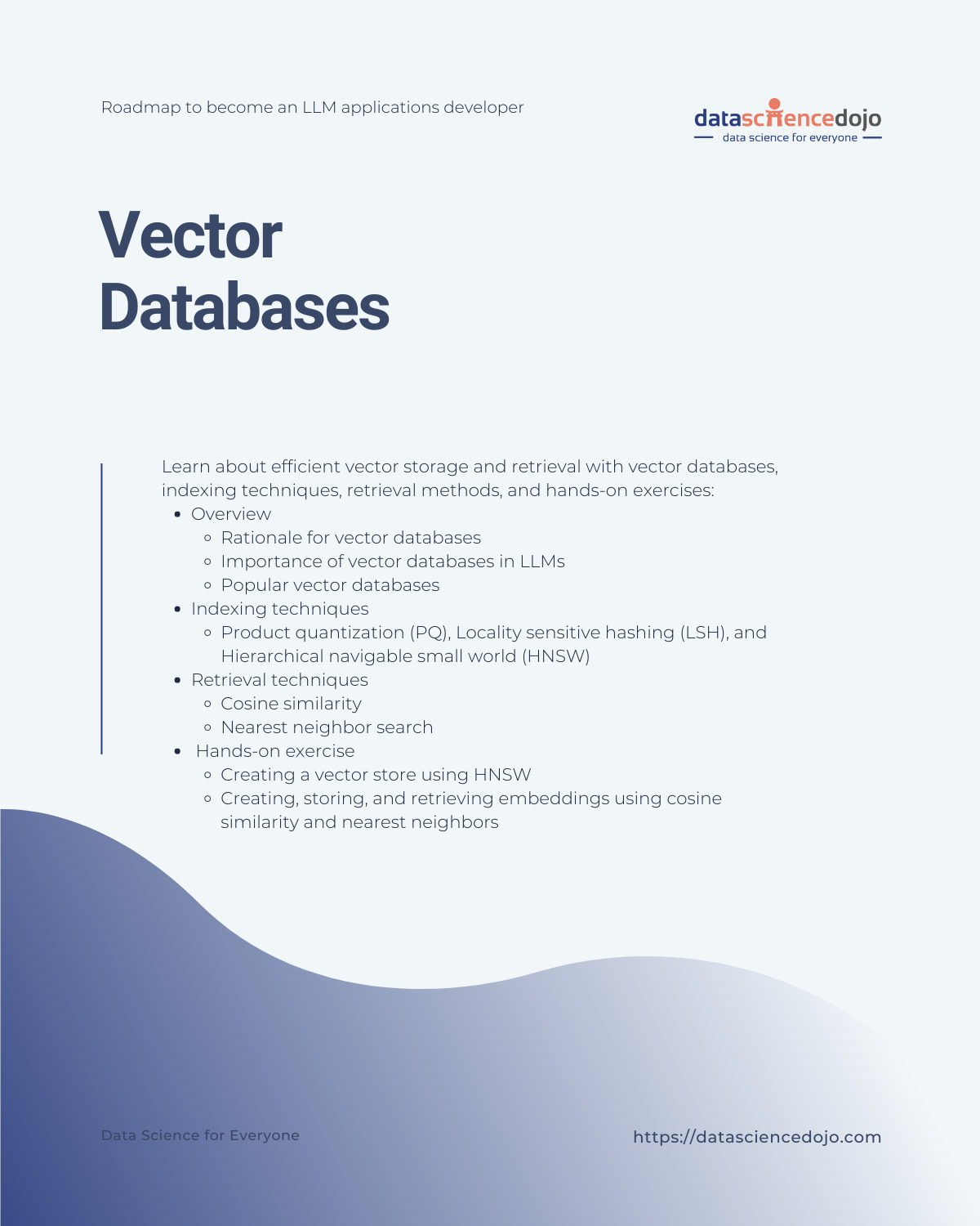 Vector databases - LLM Bootcamp Data Science Dojo