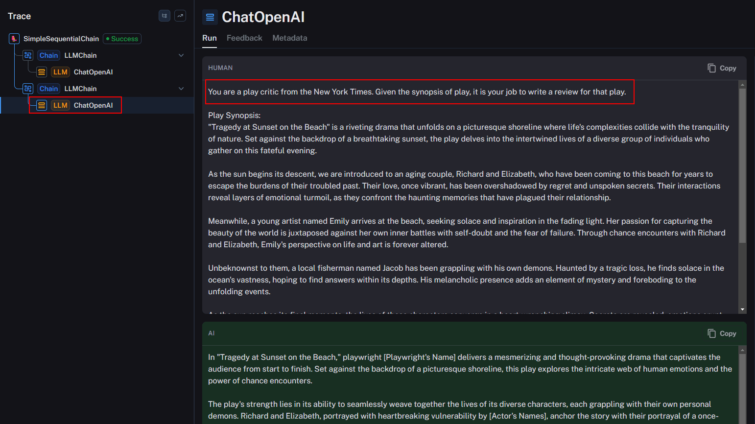LangSmith - ChatOpenAI 8