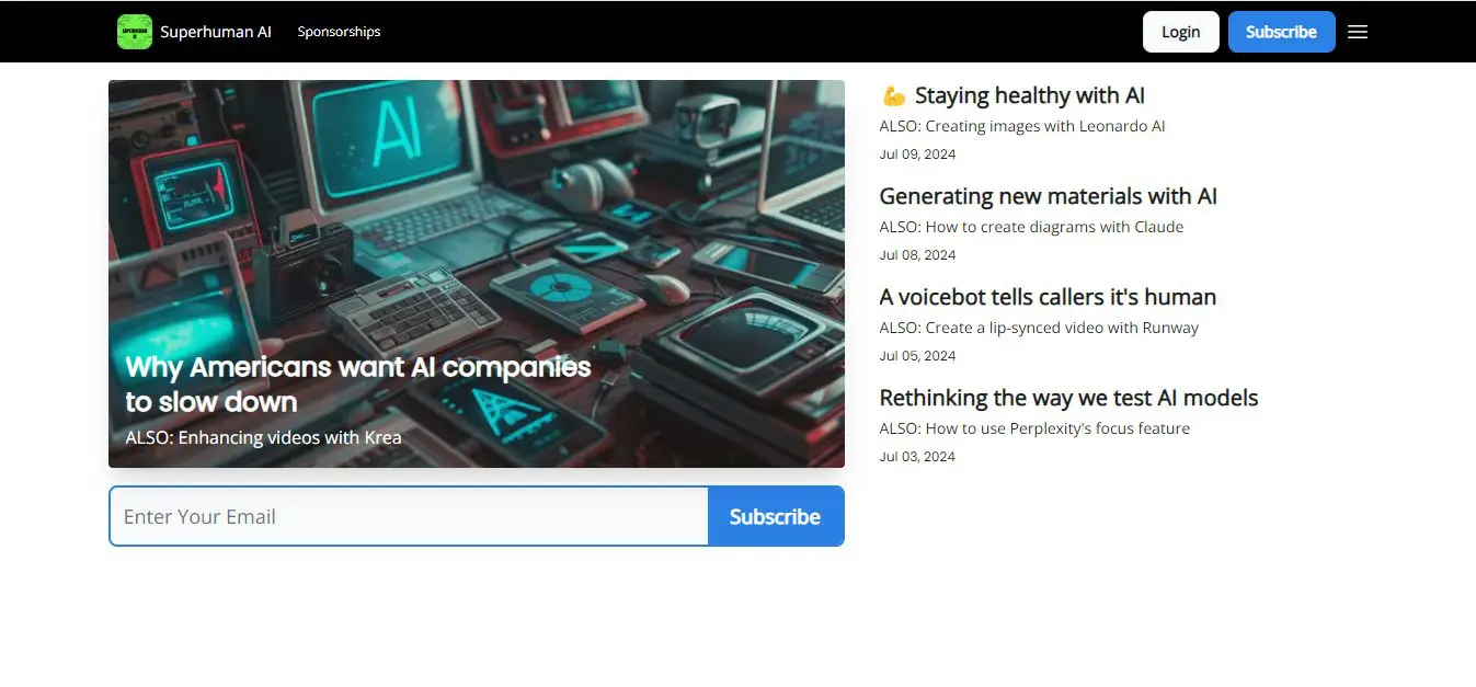 Superhuman AI - AI newsletters