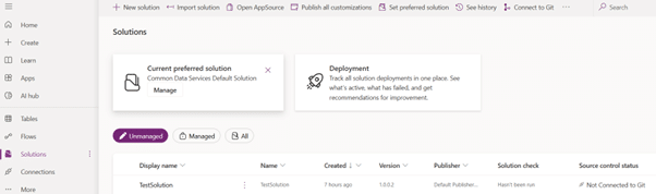 Solutions method for Sharepoint based Power apps migration