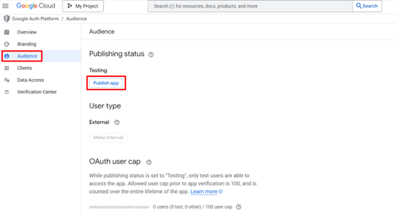 Azure Synapse/ Data Factory - Publish App Google Ads
