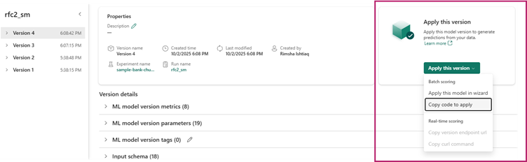 Model Evaluation - Microsoft Fabric