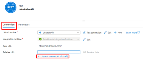 Connecting Linkedin API to Azure Synapse