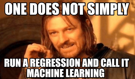 machine learning meme regression