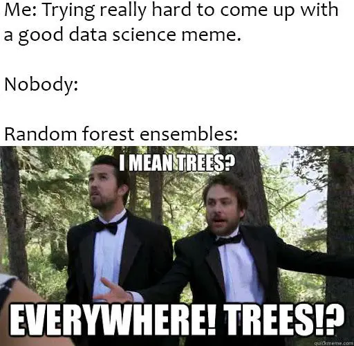 data science meme binary trees
