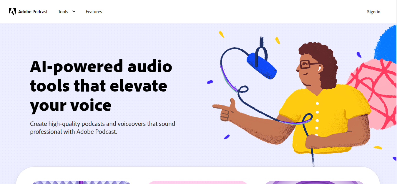 AI tools for podcasters - Adobe Podcast