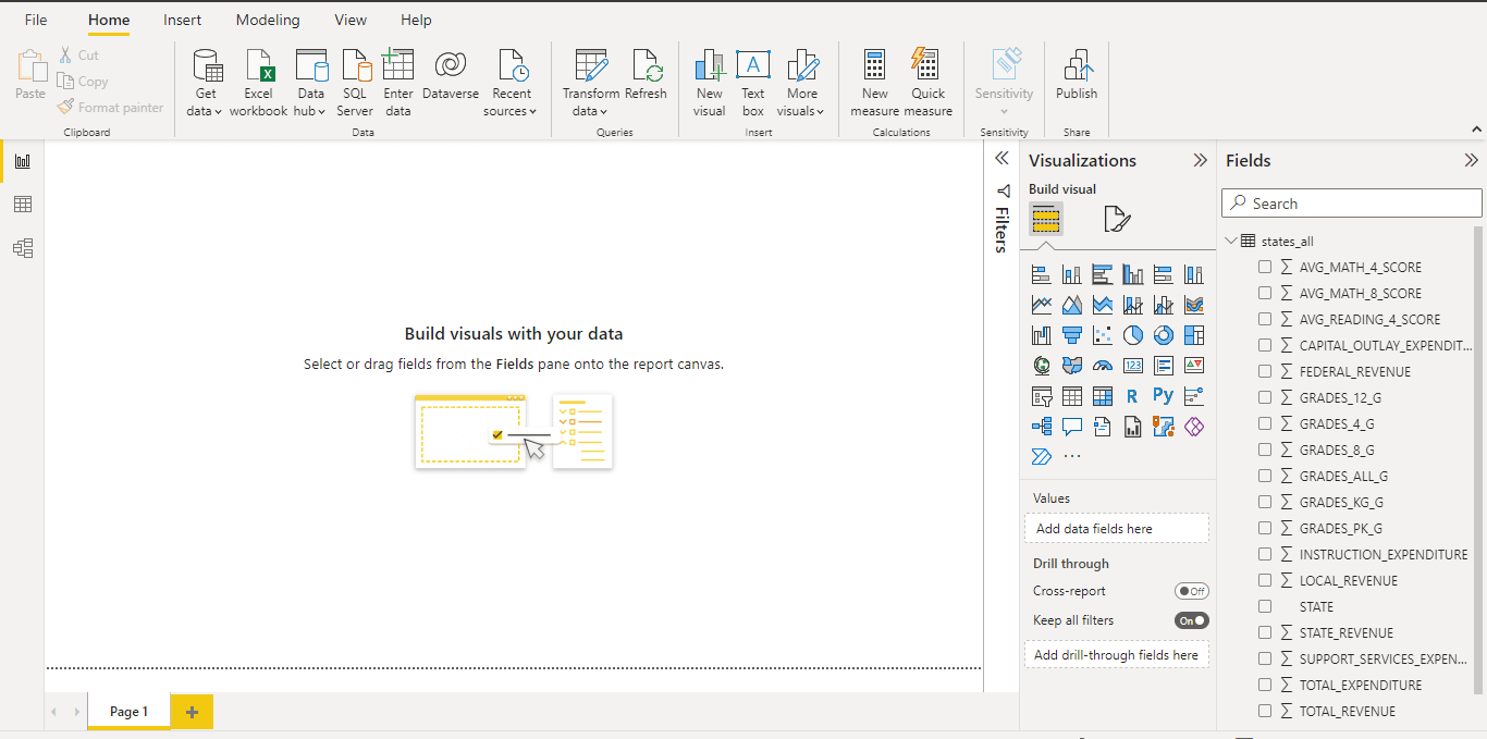 Data visuals - Power BI