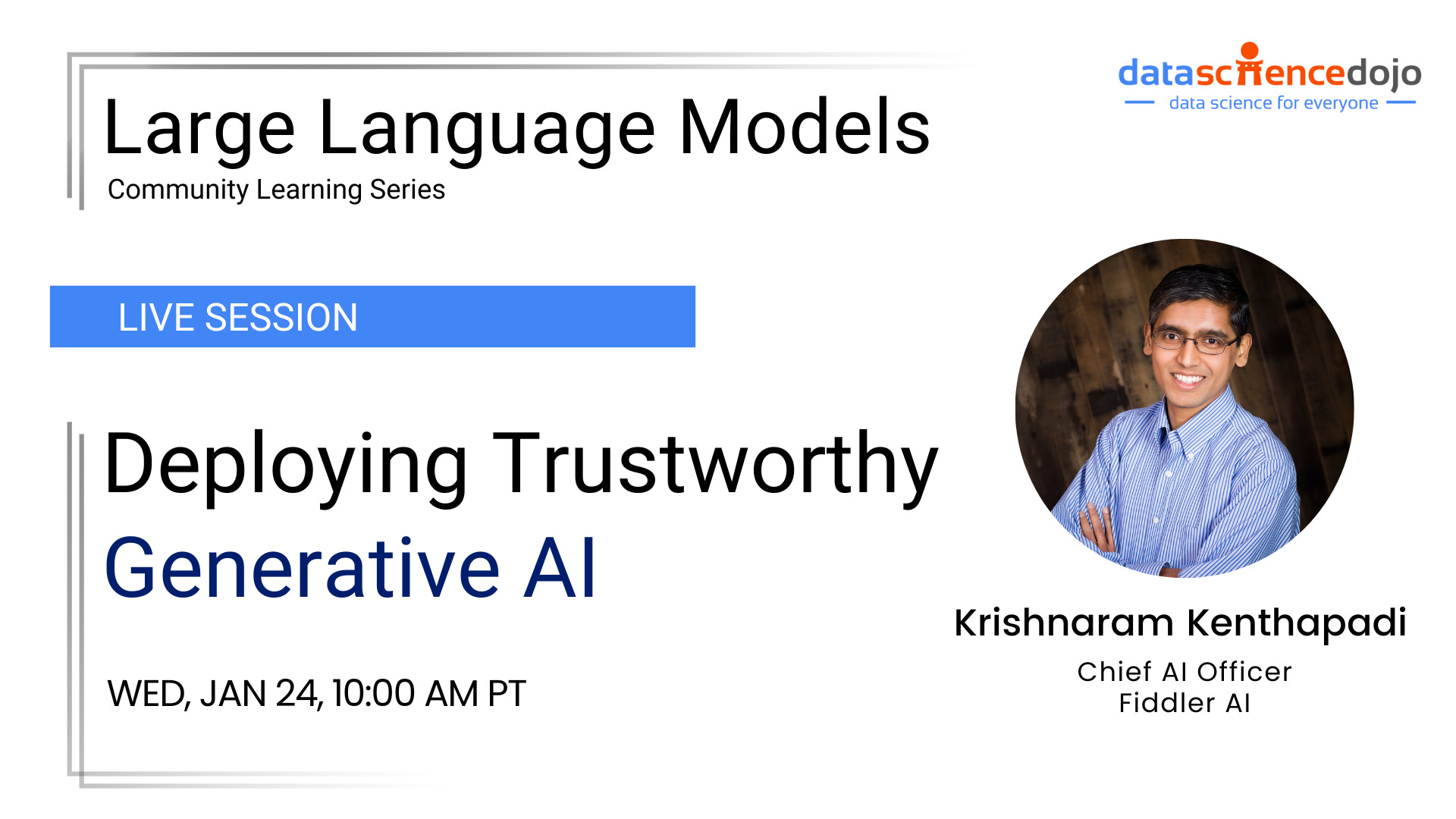 Deploying Trustworthy Generative AI | Data Science Dojo