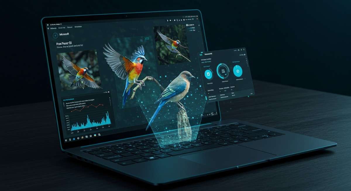 Using custom vision AI and power BI to build a bird recognition app