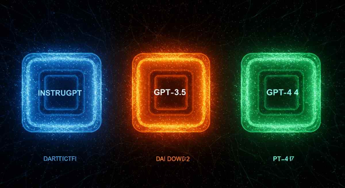 InstructGPT vs GPT3.5 and GPT 4