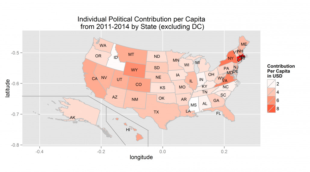 Individual Political Contributions per Capita