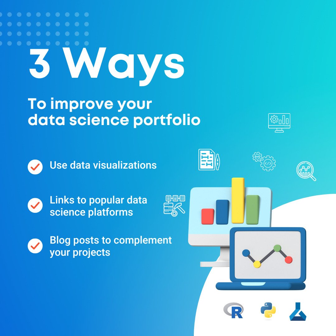 3 Ways To Build Data Science Portfolio To Stand Out   Infographics For Data Science Portfolio 