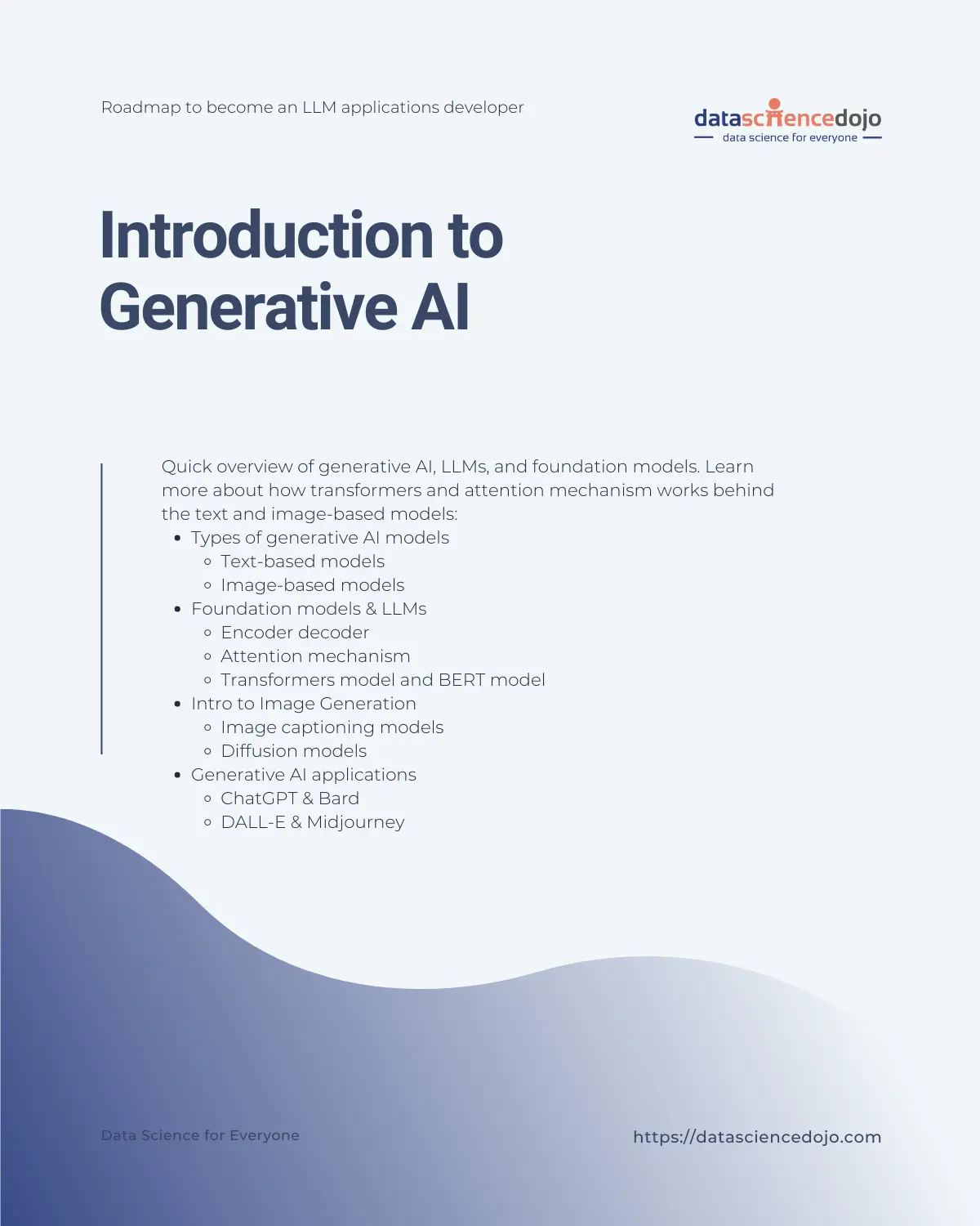 Introduction to Generative AI - LLM Bootcamp Data Science Dojo
