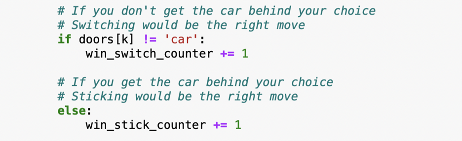 Python code for Monte Carlo