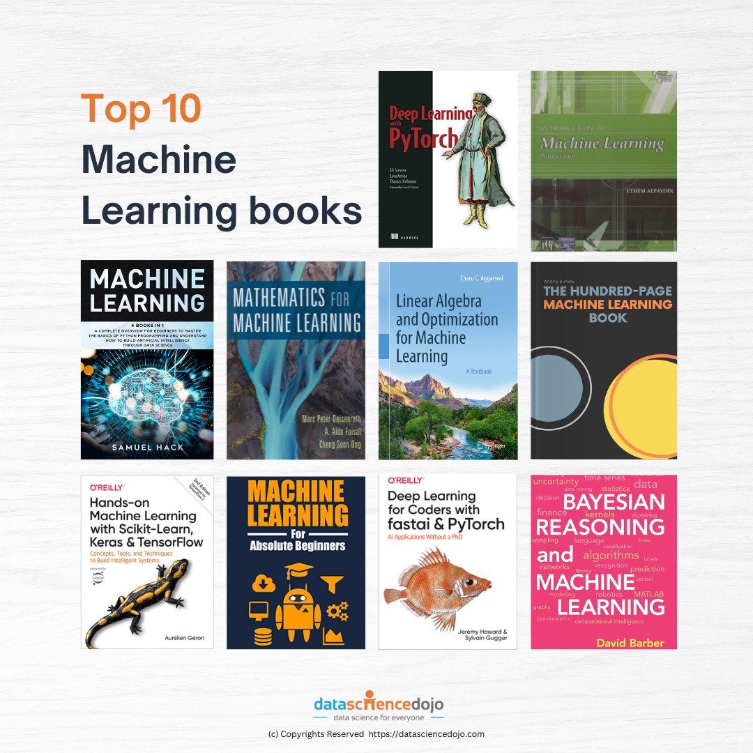 Top 10 Machine Learning books you must give a read Data Science Dojo