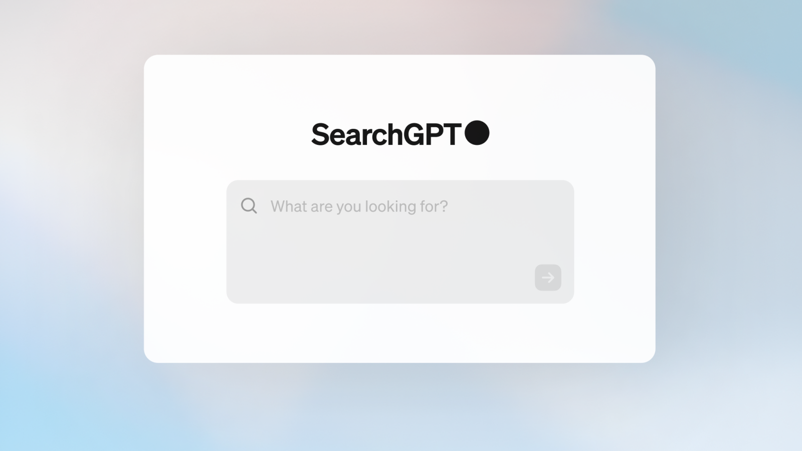 SearchGPT - AI Search Engine by OpenAI - Blog