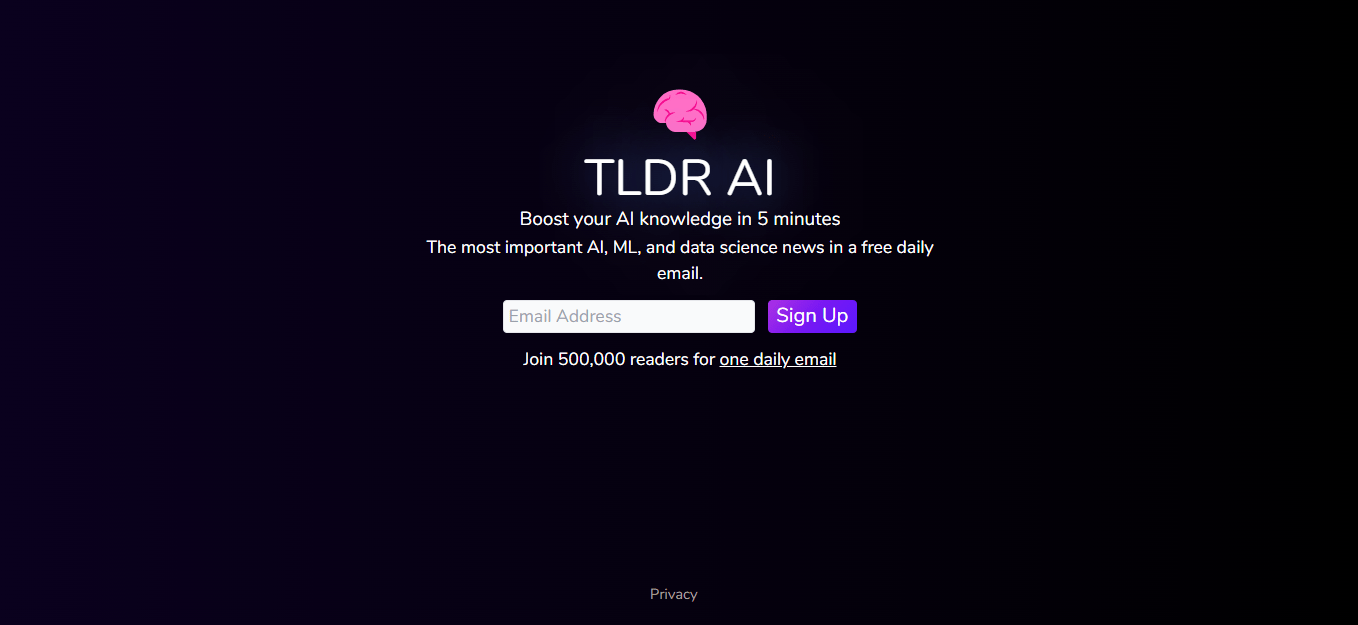 TLDR AI - AI newsletters