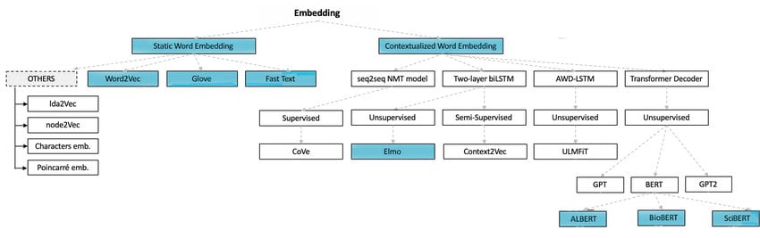 LLM Embeddings: Word embeddings vs contextual embeddings