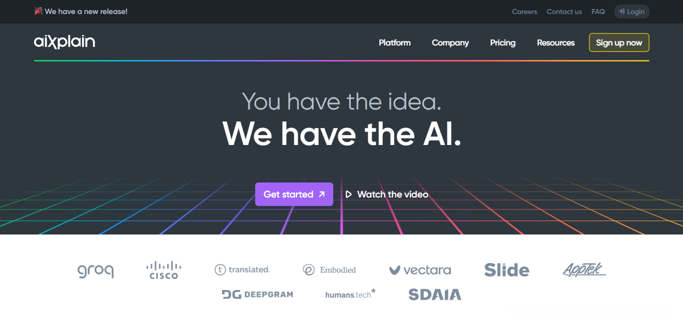 aiXplain - a no-code AI tool