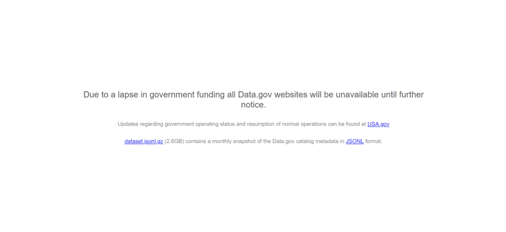 data.gov address redirect