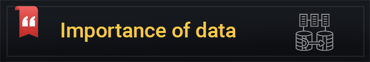 importance of data